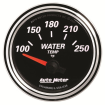 Vattentempmätare 52mm 250ºF (Elektrisk) DESIGNER BLACK II